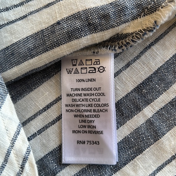 Artisan NY 100% Linen swing top szS - Picture 13 of 13